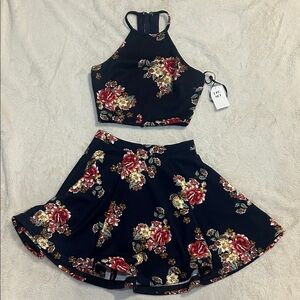B. Darlin Floral Two Piece Set